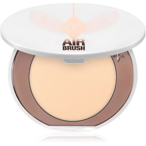 Charlotte Tilbury Charlotte Tilbury Airbrush Brightening Flawless Finish озаряваща компактна пудра малка опаковка цвят Tan-Deep 3.4 гр.