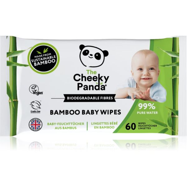 Cheeky Panda Cheeky Panda Bamboo Baby Wipes мокри кърпички за деца от бамбук 60 бр.