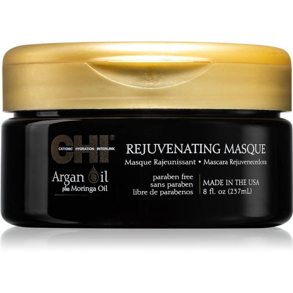 CHI CHI Argan Oil Rejuvenating Masque подхранваща маска за суха и увредена коса 237 мл.