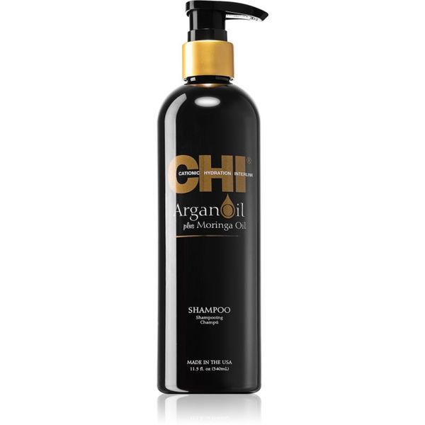 CHI CHI Argan Oil Shampoo подхранващ шампоан за суха и увредена коса 340 мл.