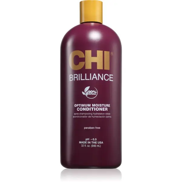 CHI CHI Brilliance Optimum Moisture Conditioner хидратиращ балсам за суха и увредена коса 946 мл.