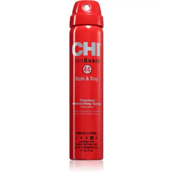 CHI CHI IronGuard 44 Style & Stay Thermal Protecting Spray защитен спрей За коса 74 гр.