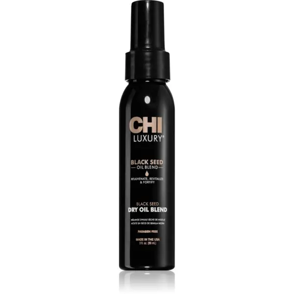 CHI CHI Luxury Black Seed Oil Dry Oil Blend подхранващо сухо олио За коса 89 мл.