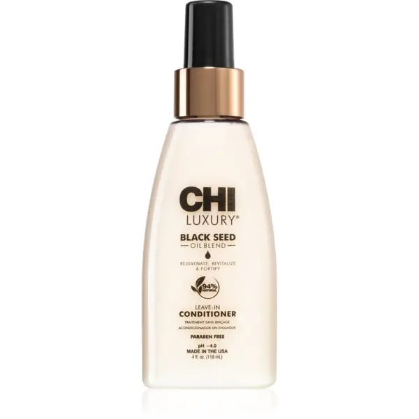 CHI CHI Luxury Black Seed Oil Leave-In Conditioner подхранващ балсам без отмиване 118 мл.