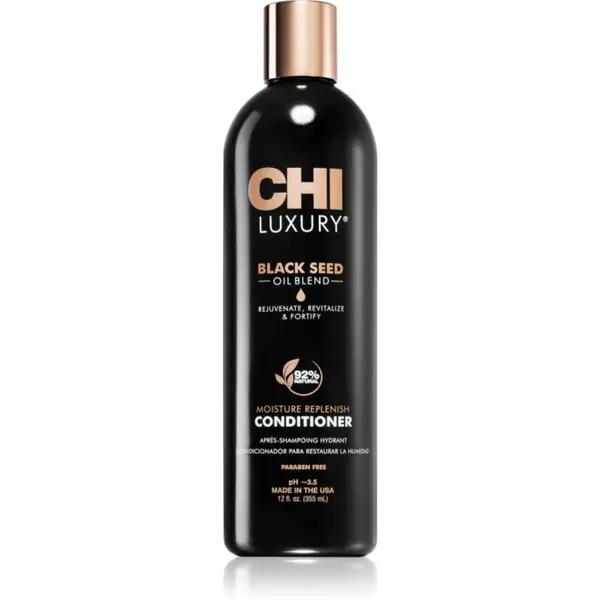 CHI CHI Luxury Black Seed Oil Moisture Replenish Conditioner хидратиращ балсам за по-лесно разресване на косата 355 мл.