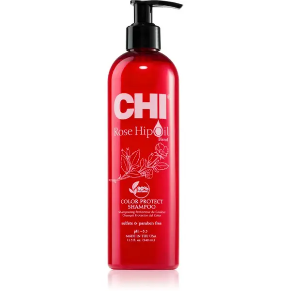 CHI CHI Rose Hip Oil Shampoo шампоан за боядисана коса 340 мл.