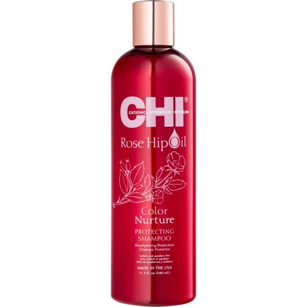 CHI CHI Rose Hip Oil Shampoo шампоан за боядисана коса 340 мл.