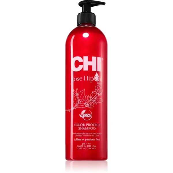 CHI CHI Rose Hip Oil Shampoo шампоан за боядисана коса 739 мл.