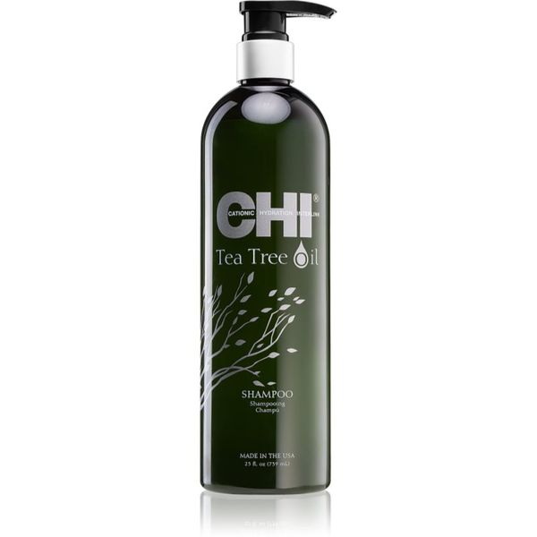 CHI CHI Tea Tree Oil Shampoo шампоан за мазна коса и мазен скалп 739 мл.