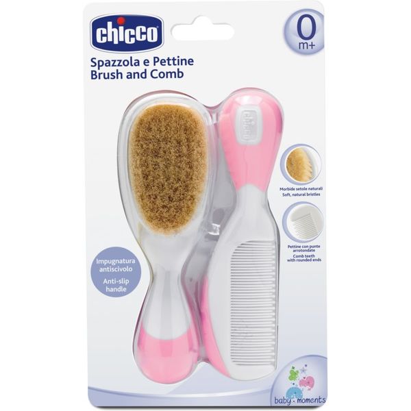 Chicco Chicco Baby Moments комплект За коса 0m+ Pink 2 бр.