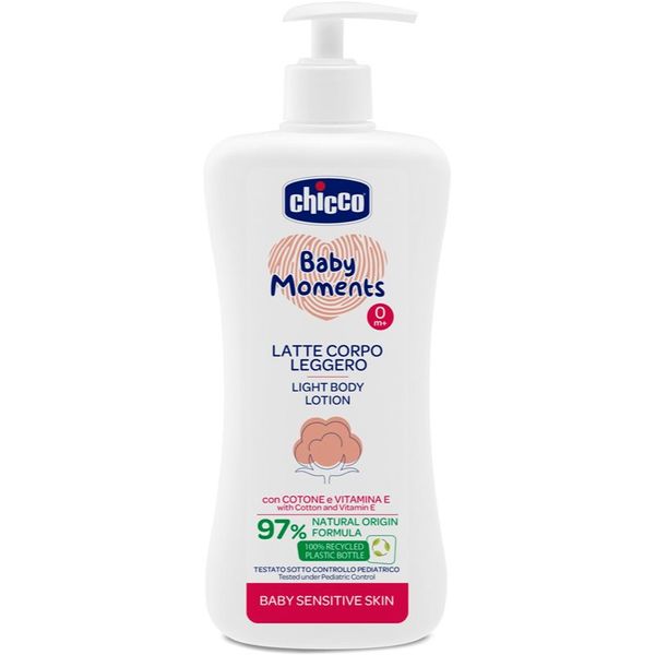 Chicco Chicco Baby Moments Sensitive нежно мляко за тяло 500 мл.
