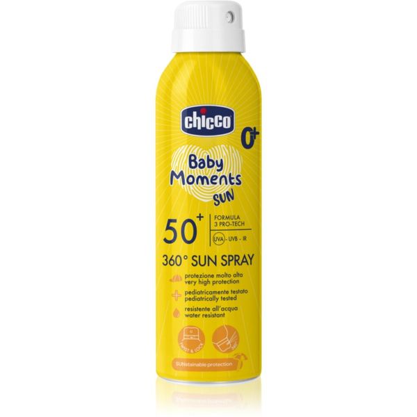 Chicco Chicco Baby Moments Sun защитен спрей за деца 0 m+ 150 мл.