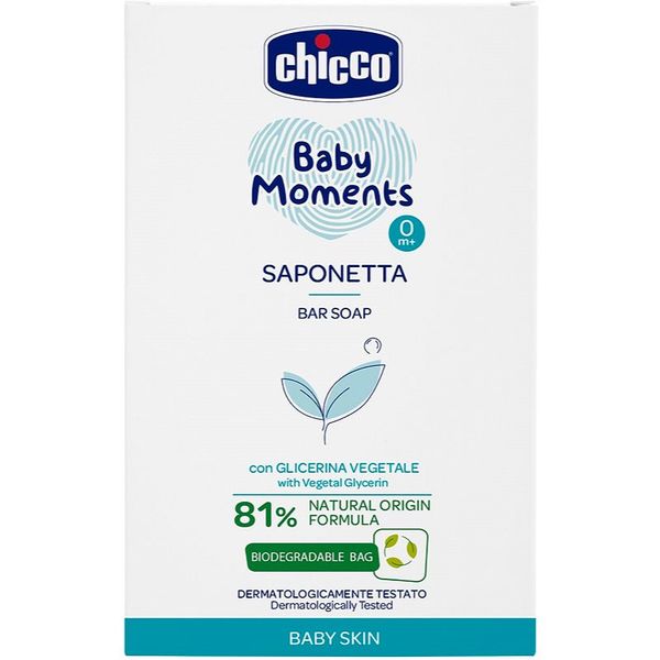 Chicco Chicco Baby Moments твърд сапун за ръце 100 гр.