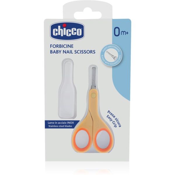 Chicco Chicco Baby Nail Scissors детска ножица със закръглен връх 0 m+ 1 бр.