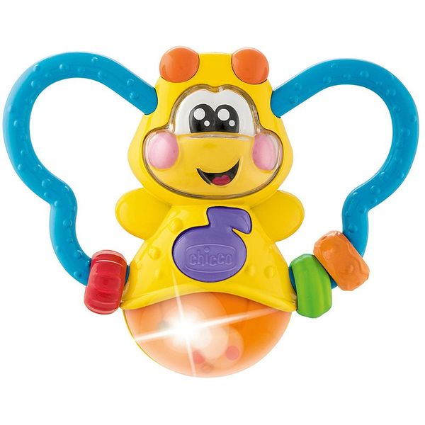 Chicco Chicco Baby Senses Lighting Bug гризалка с дрънкалка 1 бр.