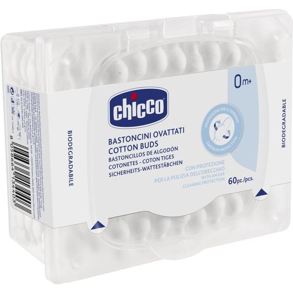 Chicco Chicco Cotton Buds клечки за уши за деца 60 бр.