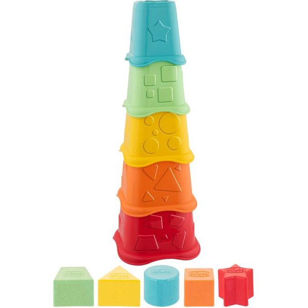 Chicco Chicco Eco+ 2in1 Stacking Cups чашки за редене 6-36 m 10 бр.