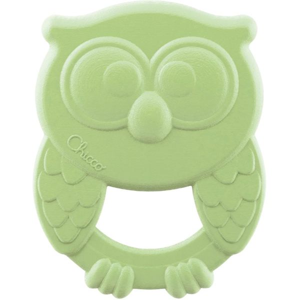 Chicco Chicco Eco+ Owly Teether гризалка Green 3 m+ 1 бр.