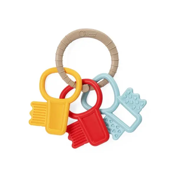 Chicco Chicco Eco+ Teething Key Ring гризалка 3 m+ 1 бр.