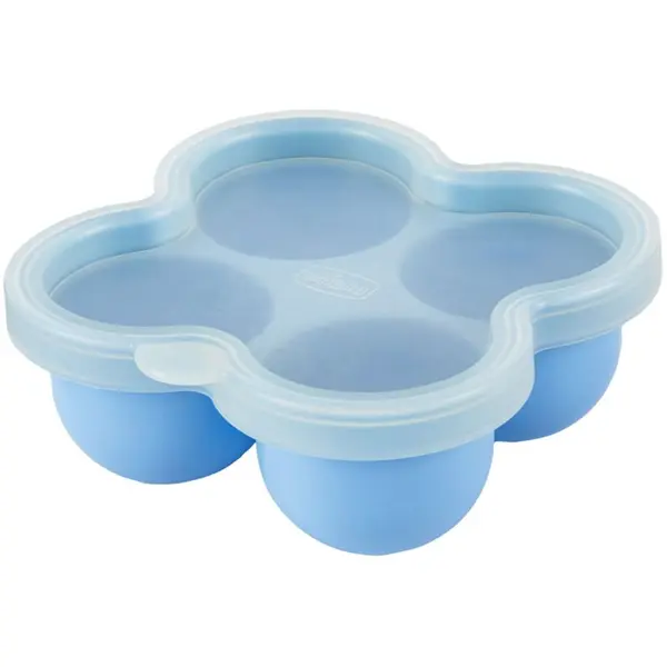 Chicco Chicco Multifunctional Food Storage Container Blue съд за храна 4x60 мл.