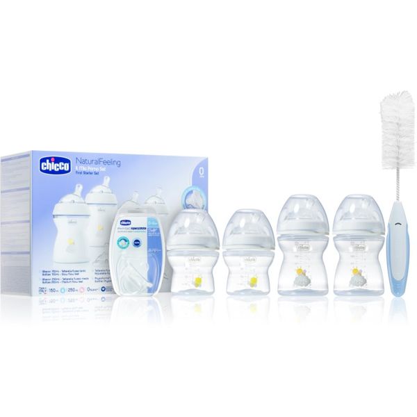 Chicco Chicco Natural Feeling First Starter Set подаръчен комплект 0 m+(за бебета)