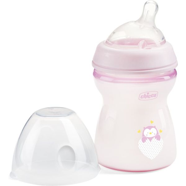 Chicco Chicco Natural Feeling Girl бебешко шише 2m+ 250 мл.