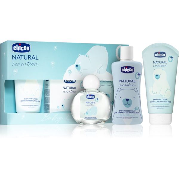 Chicco Chicco Natural Sensation Baby Essential подаръчен комплект 0+ за деца от раждането им