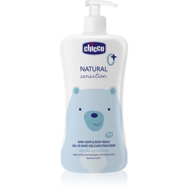 Chicco Chicco Natural Sensation Baby нежен измиващ гел за деца от раждането им 0+ 500 мл.