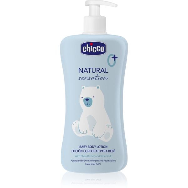 Chicco Chicco Natural Sensation Baby тоалетно мляко за тяло за деца от раждането им 0+ 500 мл.