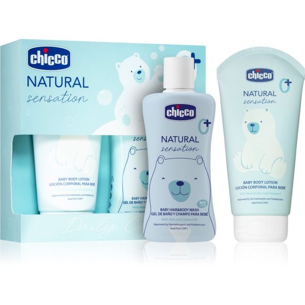 Chicco Chicco Natural Sensation Daily Care подаръчен комплект 0+(за деца от раждането им)