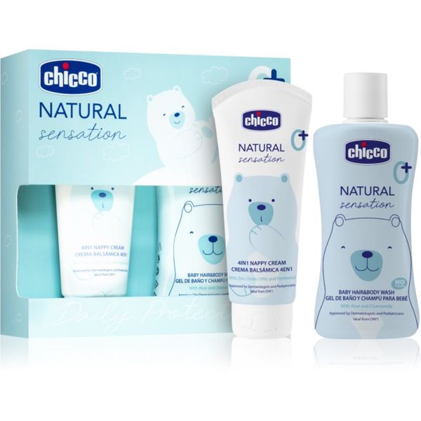 Chicco Chicco Natural Sensation Daily Protection подаръчен комплект 0+(за деца от раждането им)