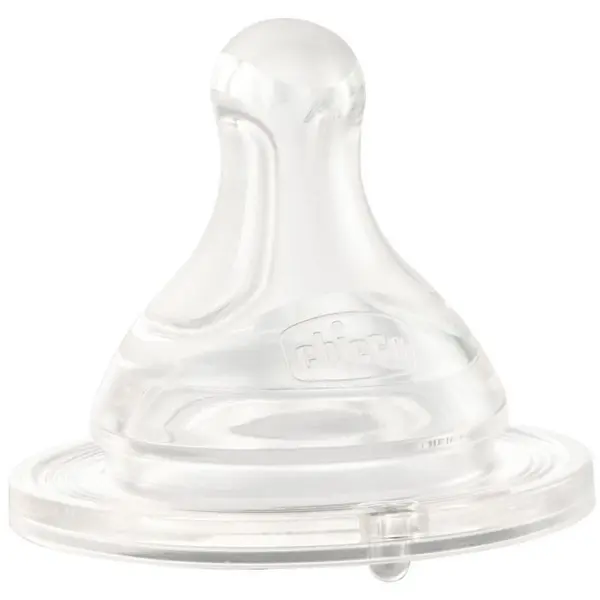 Chicco Chicco Perfect 5 Well-Being биберон за шише 0m+ Slow 2 бр.