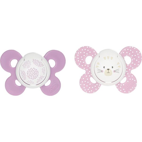 Chicco Chicco Physio Comfort 6-16m биберон Girl - Dots/Cat 2 бр.