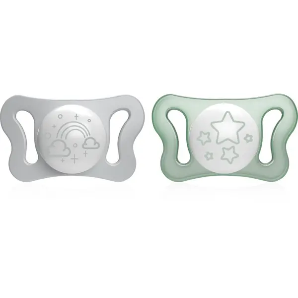 Chicco Chicco Physio Micro 0-2 m биберон Night 2 бр.