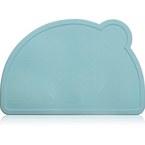 Chicco Chicco Placemat силиконови подложки за хранене Blue-green 18m+ 1 бр.