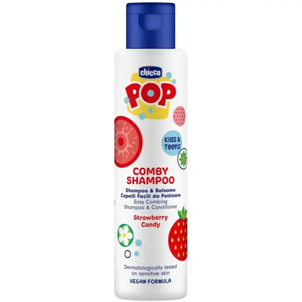Chicco Chicco Pop Comby Shampoo & Conditioner шампоан и балсам Strawberry 250 мл.
