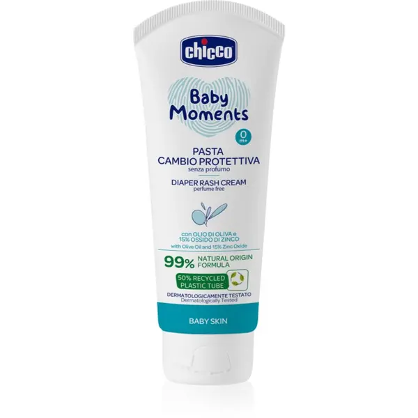 Chicco Chicco Protective Diaper Cream крем за всекидневна грижа за дупето за деца от раждането им 100 мл.