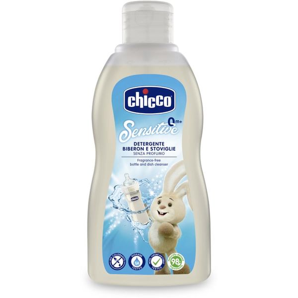 Chicco Chicco Sensitive Bottle and Dish Cleanser почистващ препарат за бебешки аксесоари 300 мл.