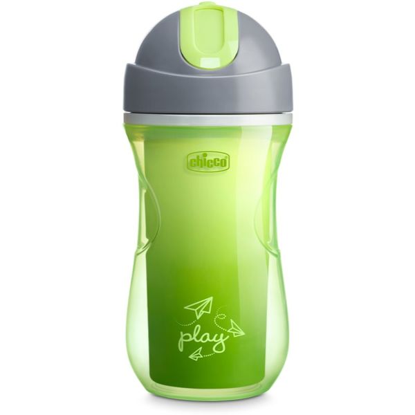 Chicco Chicco Sport Cup чаша със сламка Green 12 m+ 266 мл.