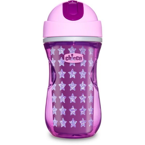 Chicco Chicco Sport Pink термочаша със сламка 14m+ 266 мл.