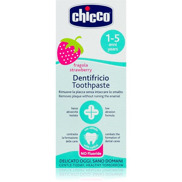 Chicco Chicco Toothpaste 1-5 years паста за зъби за деца Strawberry 50 мл.