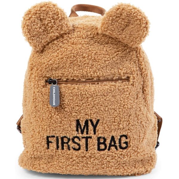 Childhome Childhome My First Bag Teddy Beige детска раница 20x8x24 cm