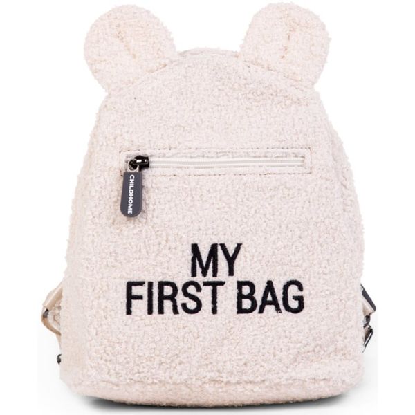 Childhome Childhome My First Bag Teddy Off White детска раница 20x8x24 cm