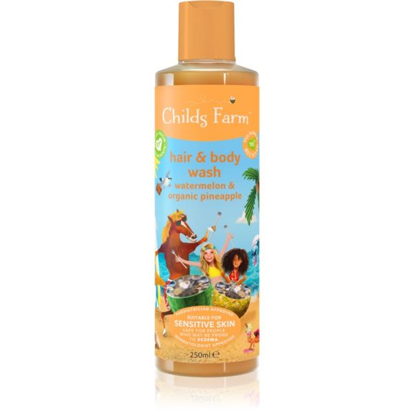 Childs Farm Childs Farm Hair & Body Wash измиваща емулсия за тяло и коса Watermelon & Organic Pineapple 250 мл.