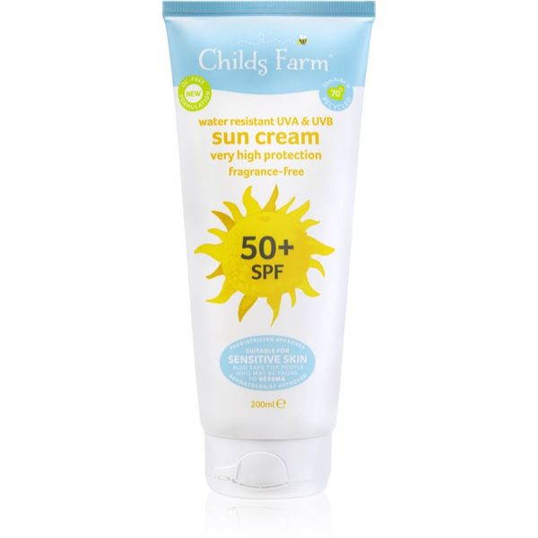 Childs Farm Childs Farm Sun Cream слънцезащитен крем SPF 50+ 200 мл.