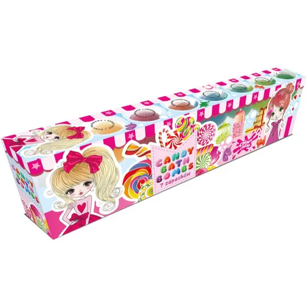 Chlapu Chlap Chlapu Chlap Candy Shop бластър за вана за деца 7x50 гр.