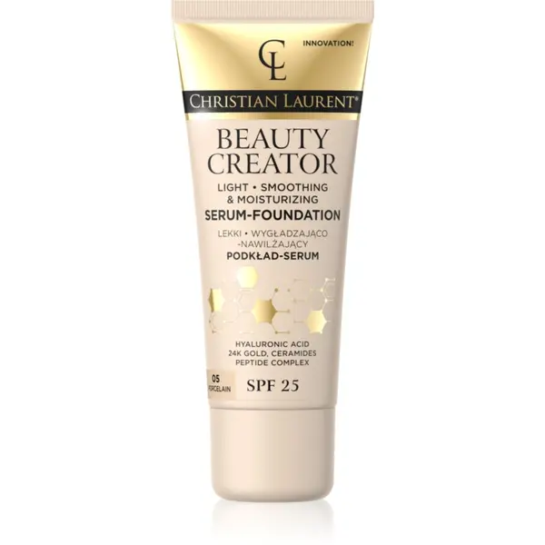 Christian Laurent Christian Laurent Beauty Creator лек хидратиращ фон дьо тен SPF 25 цвят 05 Porcelain 30 мл.