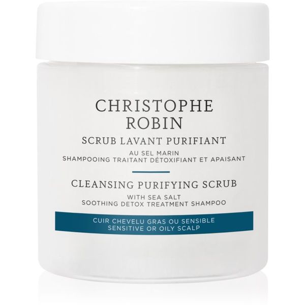 Christophe Robin Christophe Robin Cleansing Purifying Scrub with Sea Salt почистващ шампоан с пилинг ефект 75 мл.