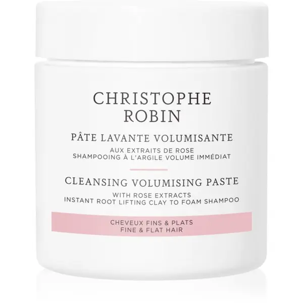 Christophe Robin Christophe Robin Cleansing Volumizing Paste with Rose Extract ексфолиращ шампоан за обем 75 мл.