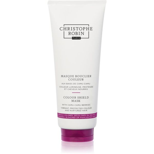 Christophe Robin Christophe Robin Color Shield Mask with Camu-Camu Berries подхранваща маска за коса за боядисана коса и коса с кичури 200 мл.